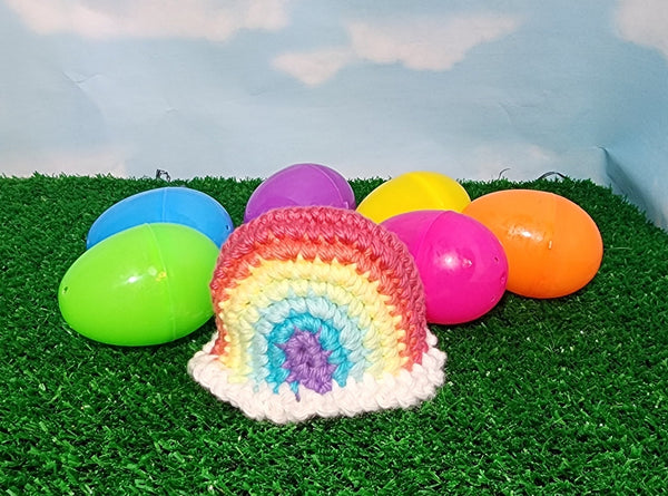 Rainbow Egg Cozy Crochet Pattern - My Fingers Fly