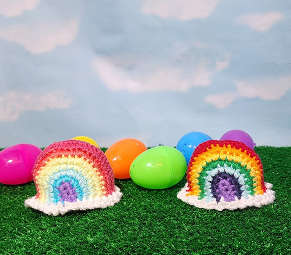 Rainbow Egg Cozy Crochet Pattern - My Fingers Fly