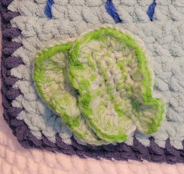 Ranch Dressing Pillow Crochet Pattern With Blanket Yarn