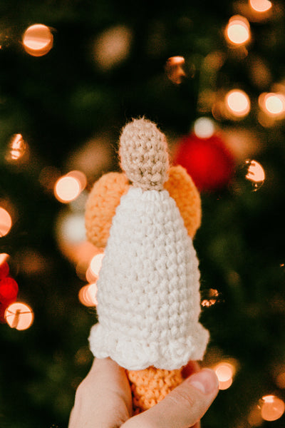 Angel Baby Rattle Crochet Pattern - Christmas Baby Rattle Crochet Pattern