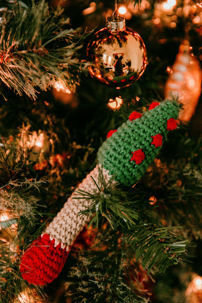 Christmas Tree Baby Rattle Crochet Pattern