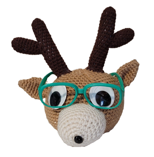 Reindeer Eyeglass Holder Crochet Pattern