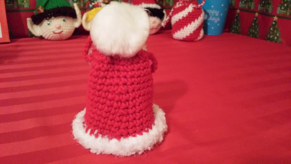 Santa's Hat Goody Bag Crochet Pattern in PDF Format