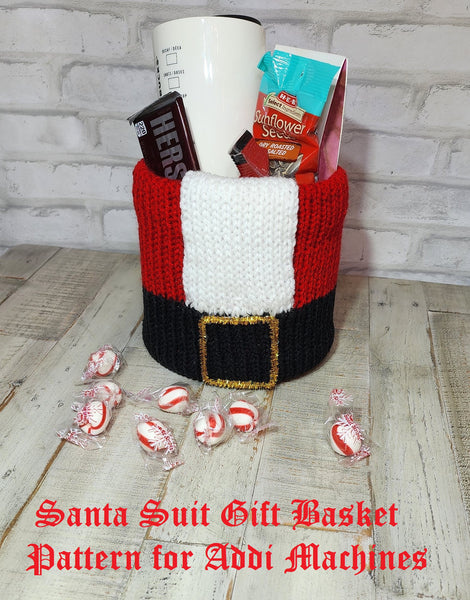 Santa Claus Gift Basket Addi King Pattern