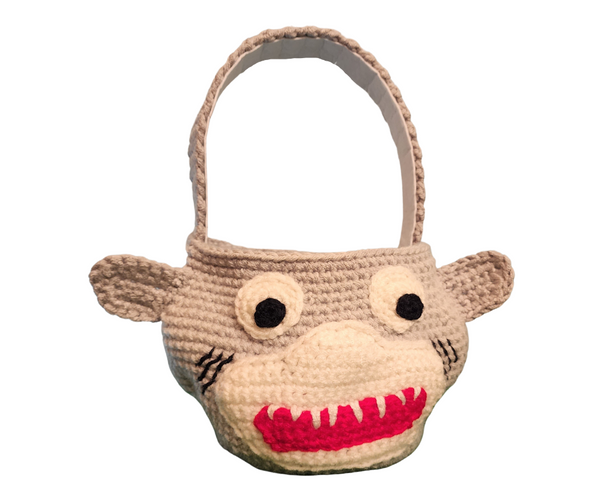 Shark Easter Basket Crochet Pattern