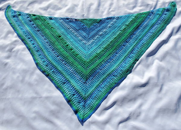 Texas Bluebonnet Shawl Crochet Pattern