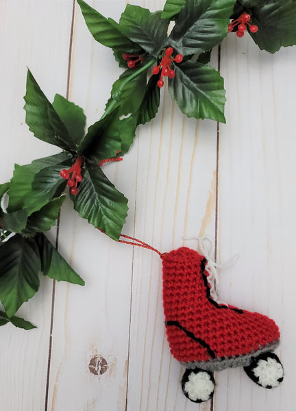 Roller Skate Ornament Crochet Pattern