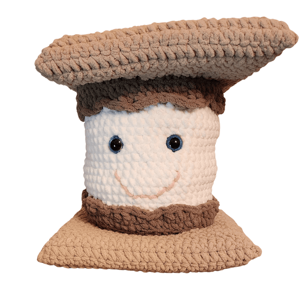 Smores Pillow Crochet Pattern - My Fingers Fly