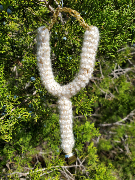 Spur Christmas Tree Ornament Crochet Pattern