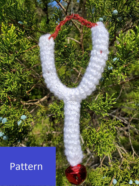 Spur Christmas Tree Ornament Crochet Pattern