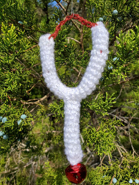 Spur Christmas Tree Ornament Crochet Pattern