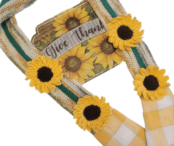 Sunflower Kitchen Boa Crochet Pattern - My Fingers Fly