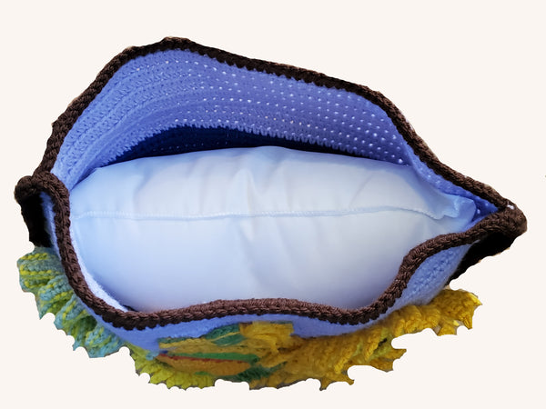 Sunflower Decorative Crochet Pattern - Van Gogh's Sunflowers Recreation, Crochet Pattern