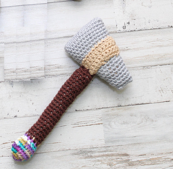 Crochet Kit for Tomahawk Baby Rattle
