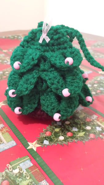 Christmas Tree Gift Bag Crochet Pattern