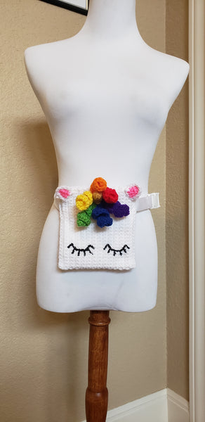 Unicorn Waist Bag (Fanny Pack) Crochet Pattern