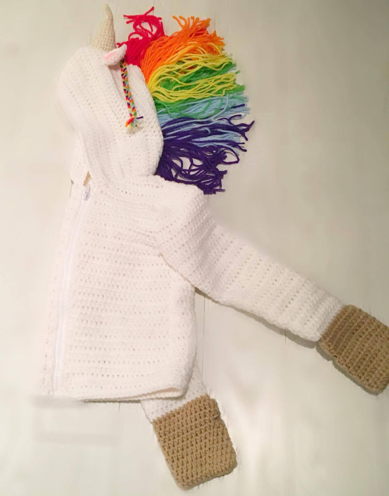 Crochet best sale unicorn hoodie