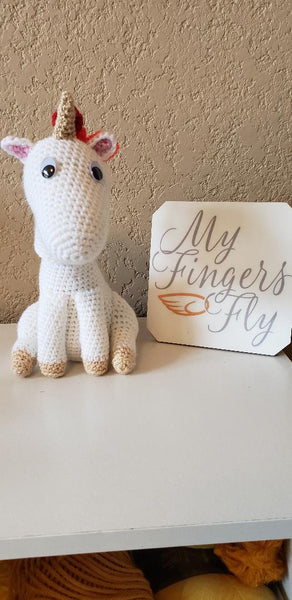 Unicorn Bobblehead Crochet Pattern