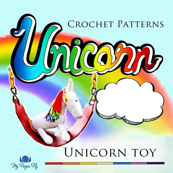 I Love You Unicorn Stuffed Animal Crochet Pattern