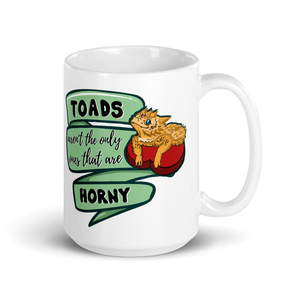 Horny Toad Ceramic Mug - Toads aren't the only ones that are horny