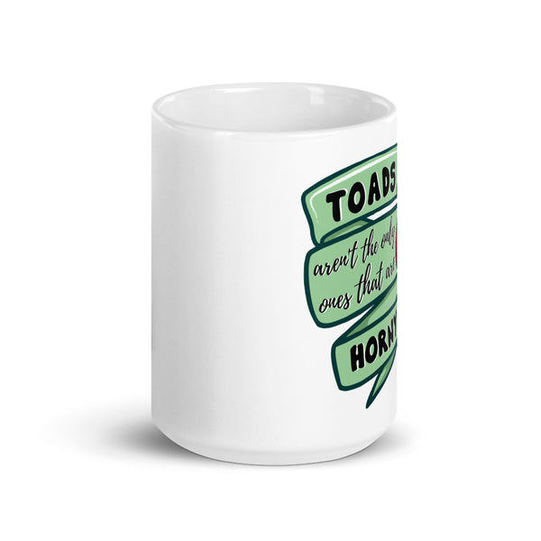 Horny Toad Ceramic Mug - Toads aren't the only ones that are horny