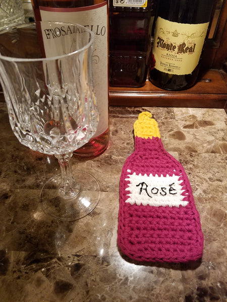 Wine Bottle Potholder Crochet Pattern