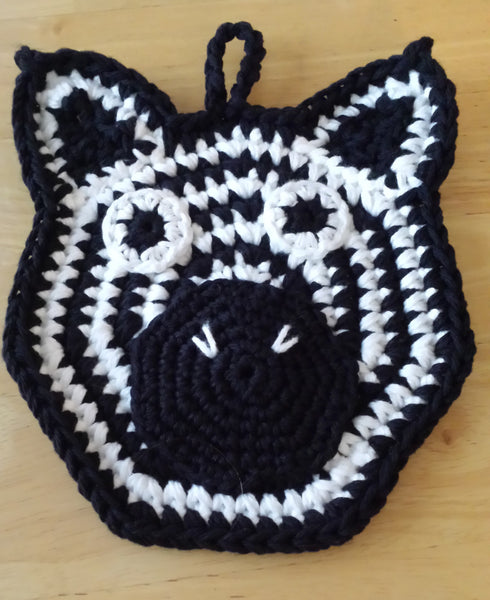 Jungle Potholder Crochet Patterns Ebook - Elephant Potholder, Elephant Panhandler, Zebra Potholder, Giraffe Potholder