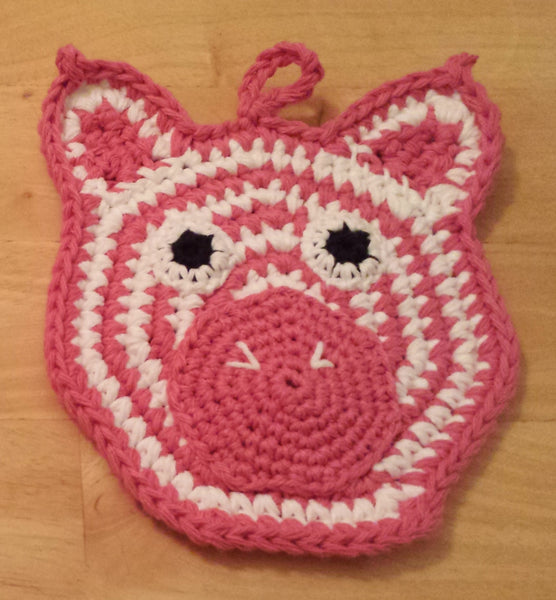 Jungle Potholder Crochet Patterns Ebook - Elephant Potholder, Elephant Panhandler, Zebra Potholder, Giraffe Potholder