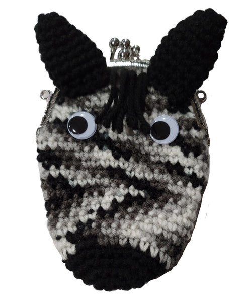Zebra Coin Purse Crochet Pattern