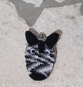 Zebra Coin Purse Crochet Pattern